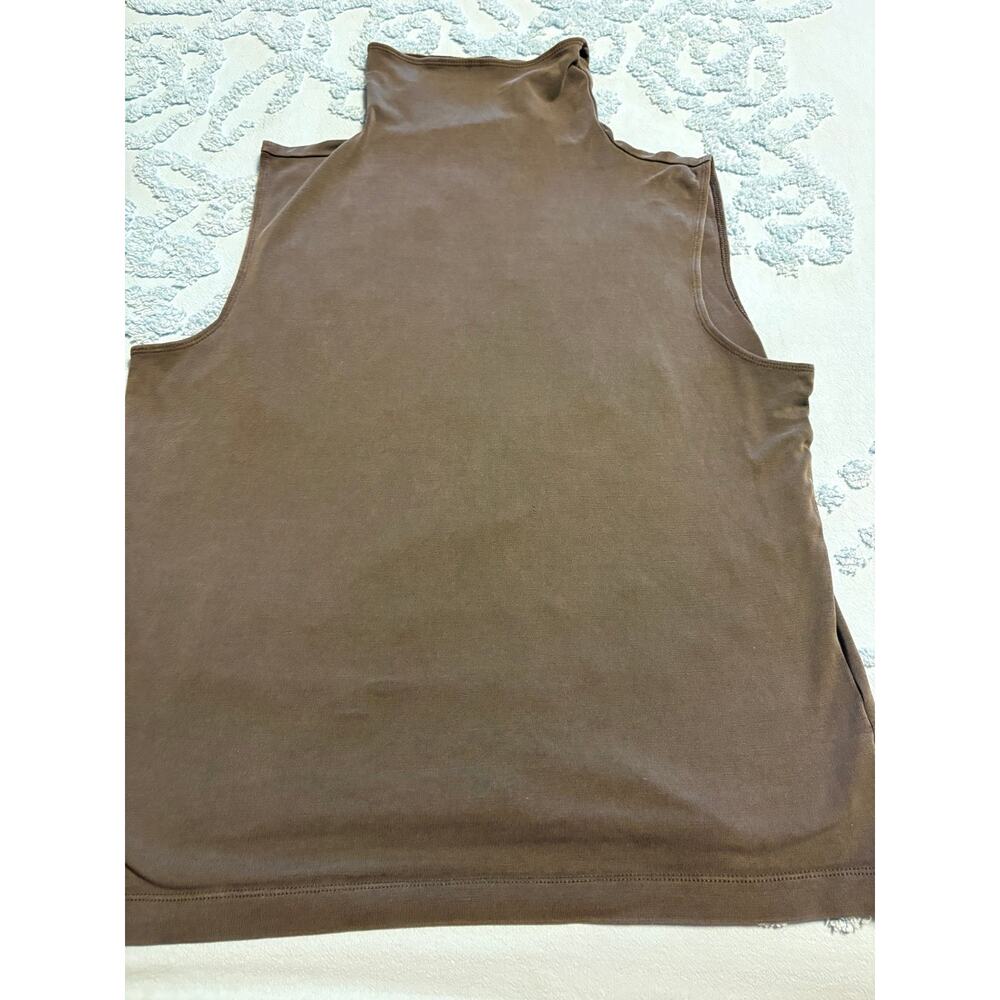 Chocolate Brown Silk Top by Ellen Tracy Sz L
